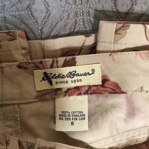 Eddie Bauer Rose Pattern midi skirt - Picture 3 of 5